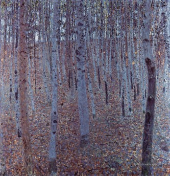 Buchenhain Symbolik Gustav Klimt Ölgemälde